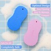 Magic Exfoliating Bath Sponge (2 pcs), 3D Super Soft Exfoliating