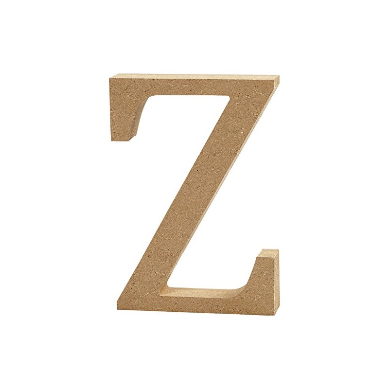 Letter, H: 8 cm, MDF, Z, 1pc