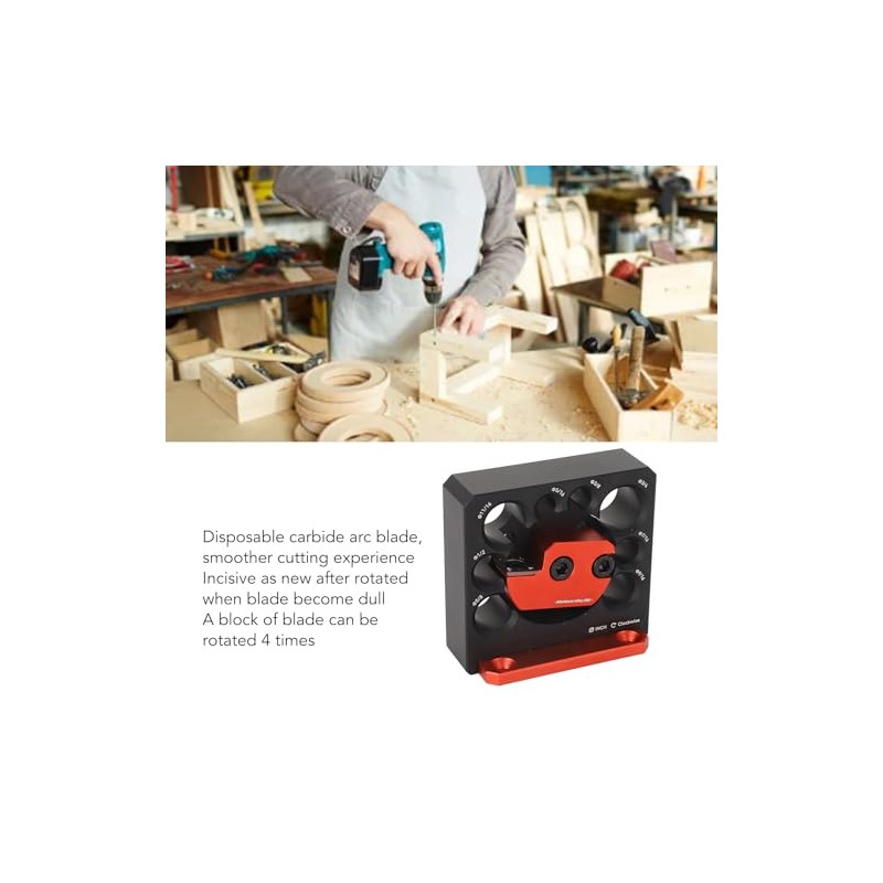 Woodworking Dowel Maker with Carbide Insert, Woodworking Round Rod Auxiliary