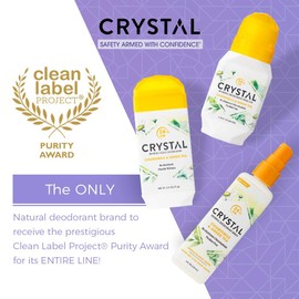 Crystal Essence Mineral Deodorant Spray, Chamomile & Green Tea 4 oz (Pack of 3)