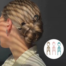 10pcs French hair fork hair clip, women's headwear, wavy U-shaped hair clip, women's hairstyle accessories, suitable for girls to make hairstyles, suitable for any long hair