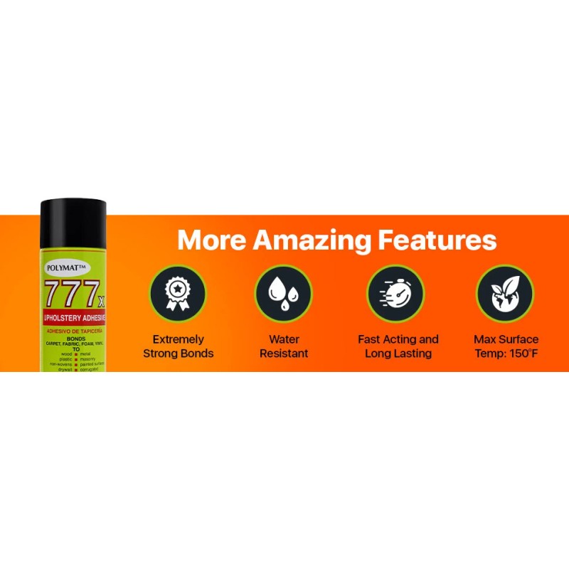 Polymat 12FT x 45" BLACK Carpet ROLL + 3 CANS