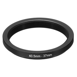 PATIKIL 40.5mm-37mm Metal Step Down Ring Camera Lens Filter Adapter Ring for Camera Lens Hood Aluminum Filter Adapter Ring Black