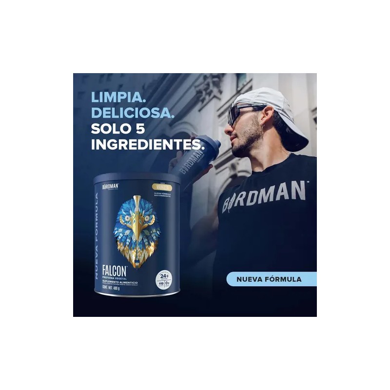 Birdman Falcon Protein Proteína Vegetal | Solo 5 Ingredientes |