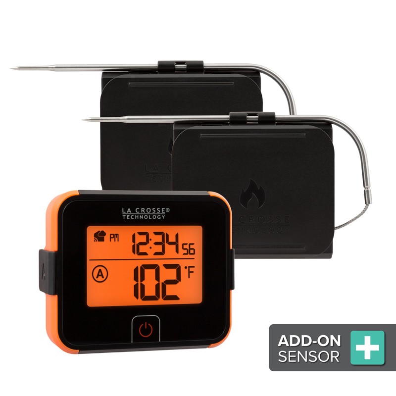 La Crosse Technology LTV-BBQ1-INT Wireless Barbecue Thermometer with 2 Probes