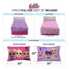Lolsurprice Juego De Sábanas Lol Surprise Kids 4 Pzas Matrimonial