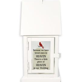 Wedding Memorial Lantern, Loved Ones in Heaven at Our Wedding Lantern, in Loving Memory Wedding Lantern, Memory Lantern for Wedding, Heaven Wedding Memorial Lantern TNW2