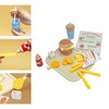 Colcolo Burger Stacking Toy Pretend Play Food Set Realistic Party