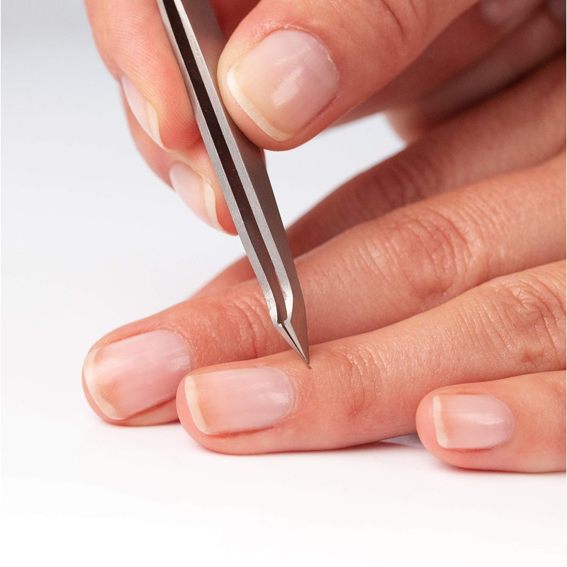 Remos Combination Tweezers Slanted / Pointed with Double Function Stainless