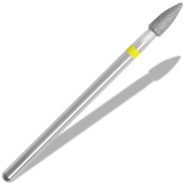 Vnjaoi Nail Drill Bit Russian Manicure Drill Bits Natural Nail Buffer Bit for Cuticle Removal Nail Art Design Manicure Pedicure Professional Home & Salon Use (Extra Fine)