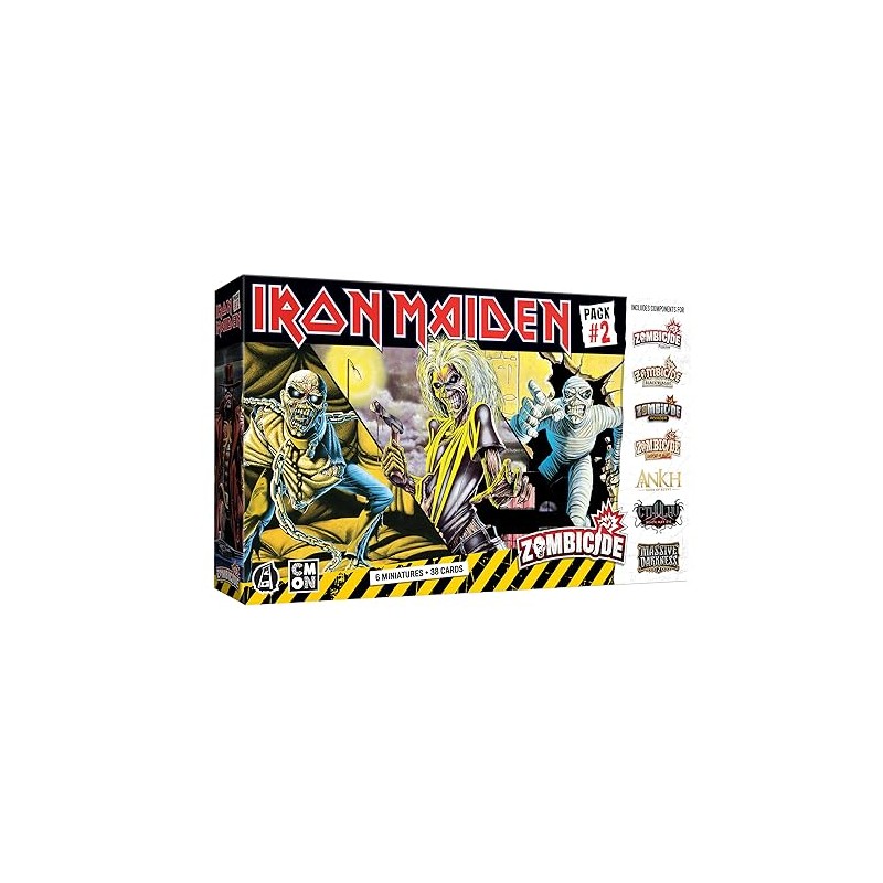 Zombicide Iron Maiden Character Pack #2 - Eddie Miniatures and