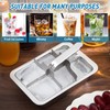 Yaocom 2 Pcs 6 Slot Stainless Steel Ice Cube Maker