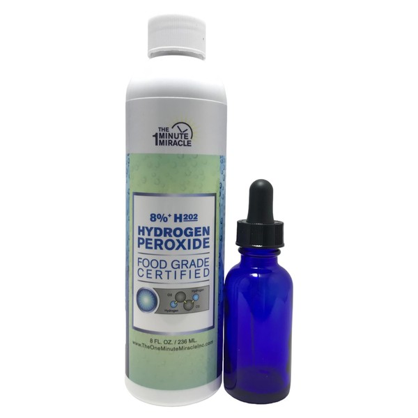 8% Hydrogen Peroxide Food Grade - Recommended by: The One Minute Cure Book