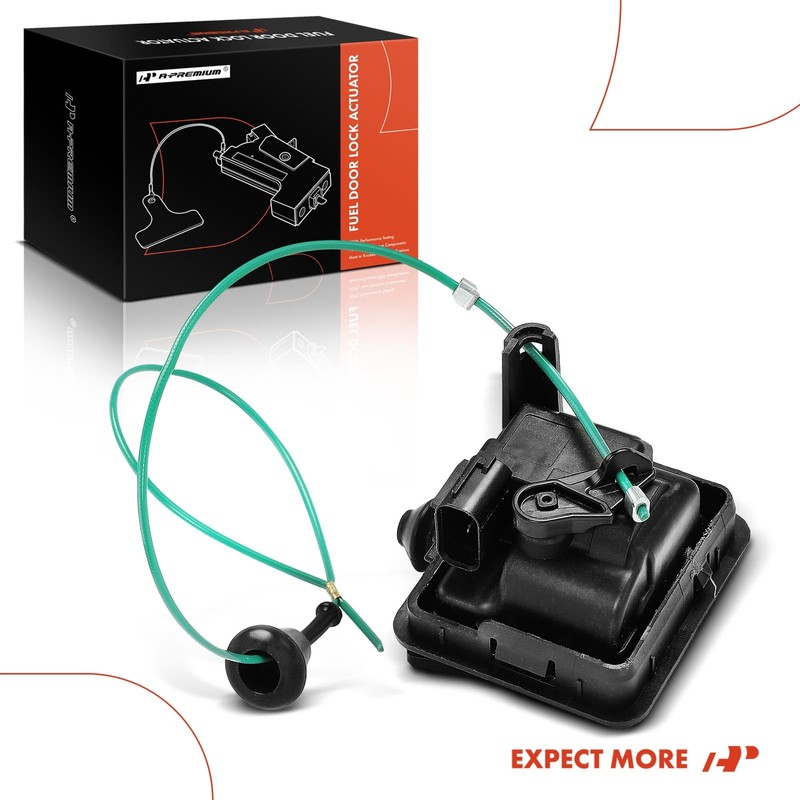A-Premium Fuel Lid Actuator Gas Door Assembly Compatible with Honda