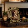 FJXMFRAME Vintage 4x6 Picture Frame Antique Gold Picture Frames with