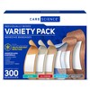 Care Science Variety Bandages Pack, 300 ct Bulk Assorted Sizes