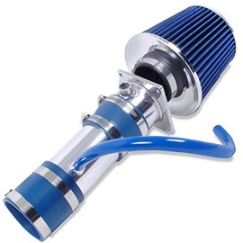 PERFORMANCE AIR INTAKE KIT FIT 1995-2000 Ford Contour / 1998-2000 Mercury Mystique / 1999-2002 Mercury Cougar 2.5L V6 Duratec Engine (BLUE)