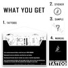 AWAKEN Temporary Fake Tattoos Juice Tattoo Semi Permanent Stickers Waterproof