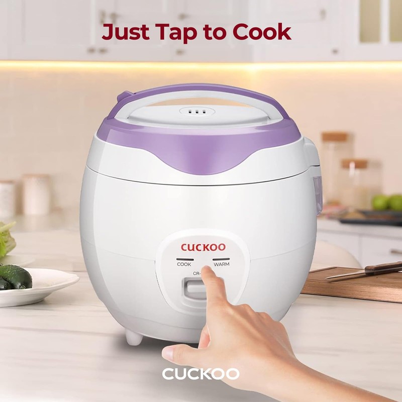 Cuckoo CR-0671V Basic Electric Small Rice Cooker & Warmer, 6