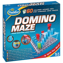ThinkFun Domino Maze STEM Toy and Logic Game for Boys and Girls Age 8 and Up - Combines the Fun of Dominos With the Challenge of a Puzzle