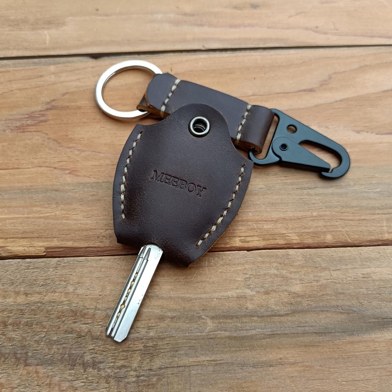 MEEBOY handmade leather car key sleeve for broken key car