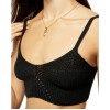 Free People You Wanna Brami Crochet Bra Top Black Size