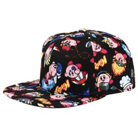 Kirby Character Collage Snapback Hat