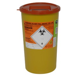Sharpsguard DNDD471OL Sharps Bin, 5L, Orange
