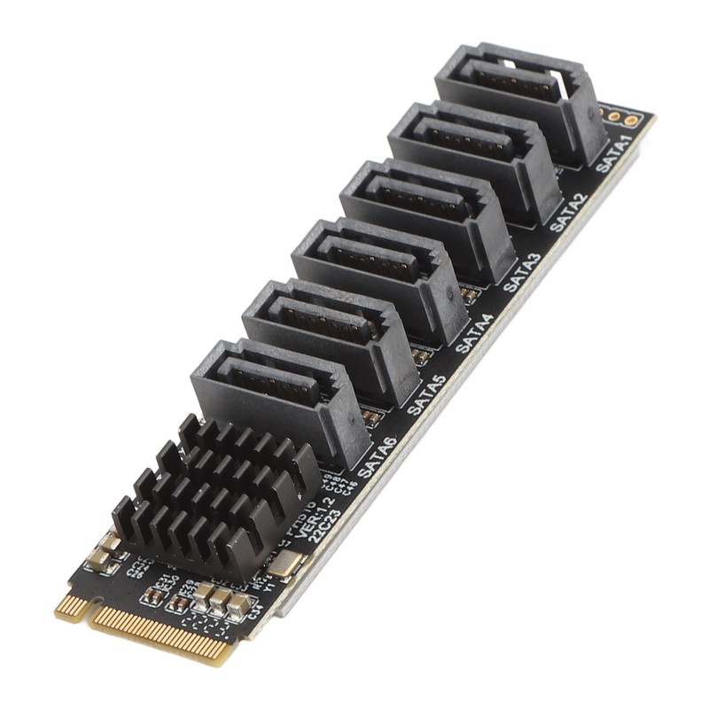 M.2 to SATA3.0 Converter - High-Speed ASM1166 M.2 PCIe to