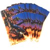 docsmagic.de 4 x 100 Art Card Sleeves Zombies Elves Dragons