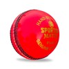 SPORTISH Leather Cricket Match Ball - Pink Hand Stitched Competitive
