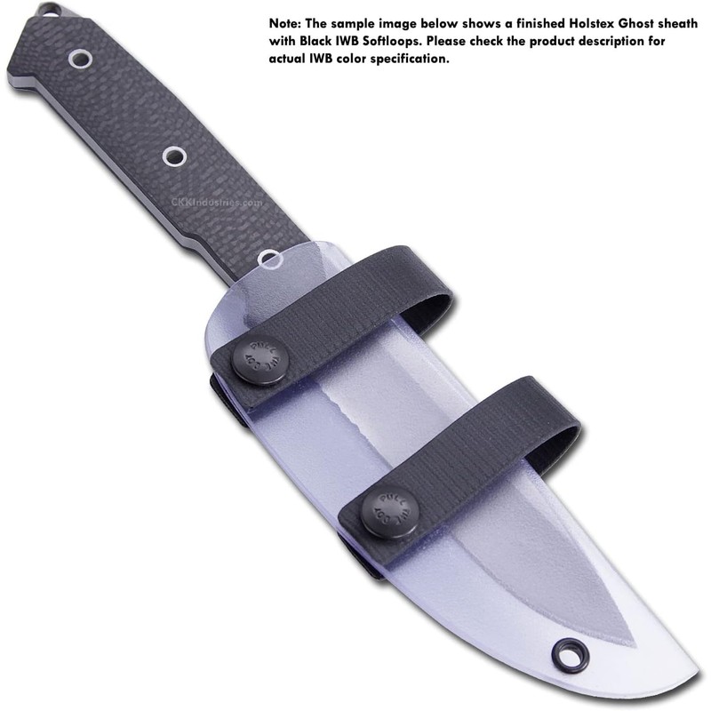 HolsterSmith - IWB Soft Belt Loops - (Black) – HD