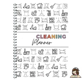 Adhd Cleaning Planner,Cleaning Plan Schedule,Cleaning List Checklist Schedule,Cleaning and Organizing Planner, Daily Weekly Monthly Checklist for Home, DIY Home Cleaning Plan Bookr