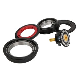 Outbit Bike Headset - Aluminium Alloy Cone Fork Straight Tube 44/55 mm Bicycle Bearing Headset Bicycle Accessories for MTB Road Bikes