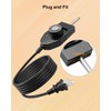 AUGREX Electric Skillet Griddle Power Cord Replacement Fit for Presto