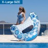 COOLCOOLDEE Pool Float with Canopy for Adults - XL Inflatable