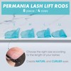 PERMANIA Eyelash Lifting Pads, Pack of 8 Lash Lift Shields,