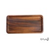 redchocol8® Handmade Wooden Rectangular Plate Tray Natural Brown Dining Centrepiece