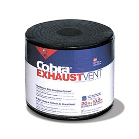 GAF Materials 2005 Cobra Ridge Vent, 20' x 10.5", Black