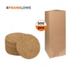 Flowe Cork Tiles, Self-Adhesive Backing for Coasters, Tiles, Wall Bulletin