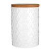 Premier Housewares Tri Canister - White