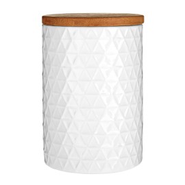 Premier Housewares Tri Canister - White