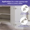2 Pack 165 Degree Full Overlay Kitchen Cabinet Hinges,Soft Close