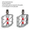 WAKE Mountain Bike 3 Bearing CNC Aluminum Alloy Pedal Durable