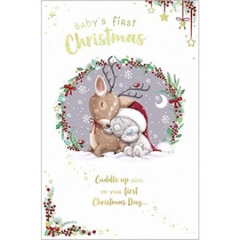 Me To You Bear Baby's First Christmas Christmas Card