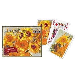 2274 - Piatnik Luxus Spielkarten - Van Gogh - Sun Flowers