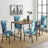 Gibelle Dining Room Chair Covers Set of 6, Stretch Parsons