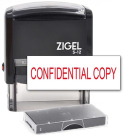 ZIGEL Customized Return Address Stamp Self Inking Rubber Stamp 1 Line - Choose from 15 Ink Colors