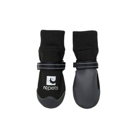 RC Pet Products Strider Dog Boot, Water Resistant, Paw Protection, Small, Black