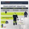 Ergodyne N-Ferno 6475 Insulated Freezer Suit, Cold Storage Work Coveralls
